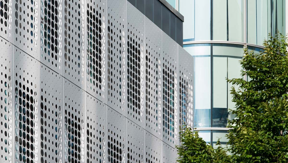 Perforated metal panels