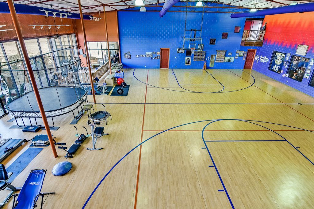 Indoor basketball courts